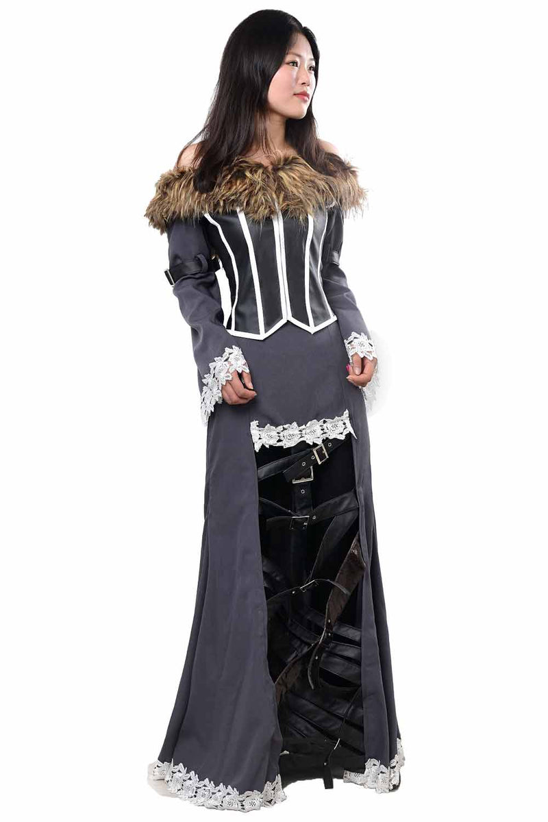 Final Fantasy X FF10 Lulu Outfit Cosplay Costume