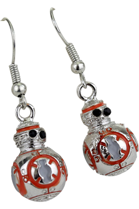 BB8 3D Drop Earrings Robot Pendant  Cosplay Accessories