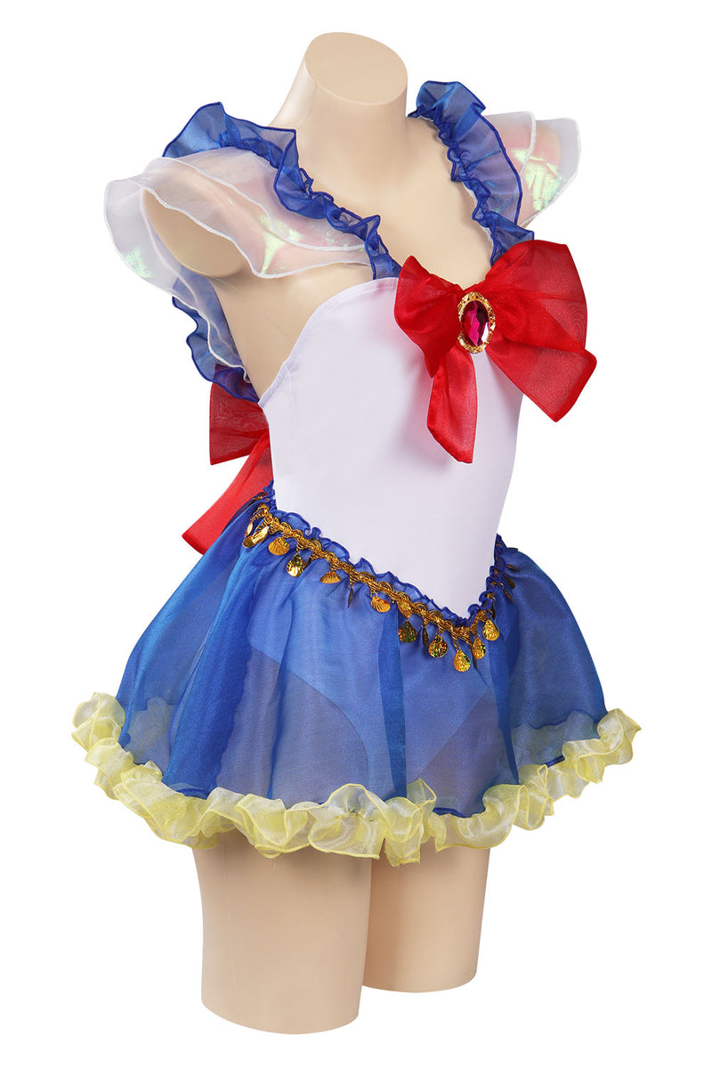 Woman Sailor Moon Tsukino Usagi Swimsuit Cosplay Costume Jumpsuit Swimwear