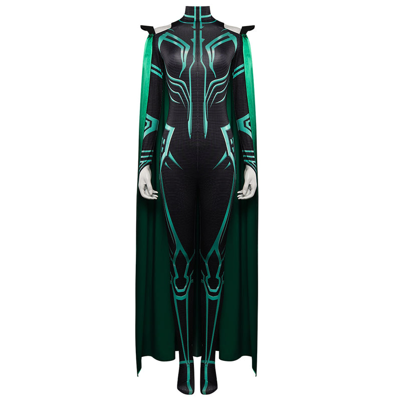 Hela Jumpsuits Cloak Cosplay Costume Outfits Halloween Carnival Party Suit