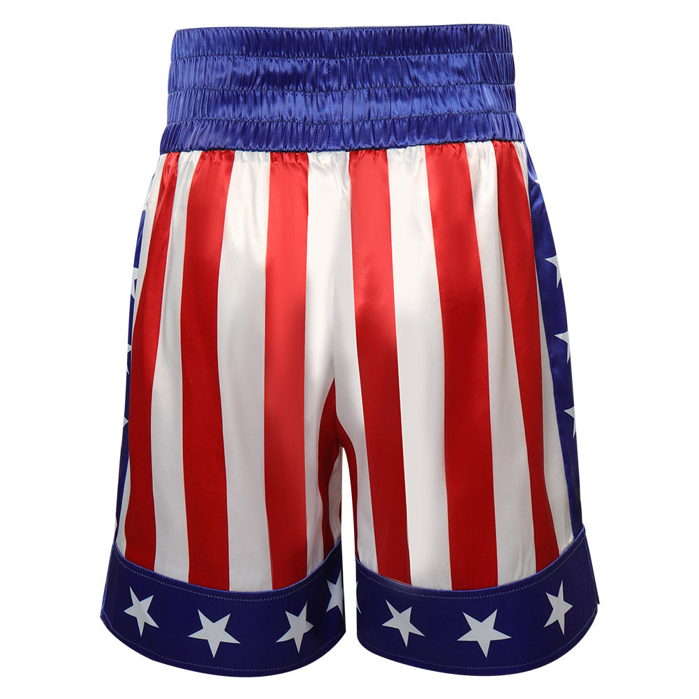 Adult Creed3 Adonis Creed Cosplay Costume Long Robe Belt Outfits Halloween Carnival Party Suit