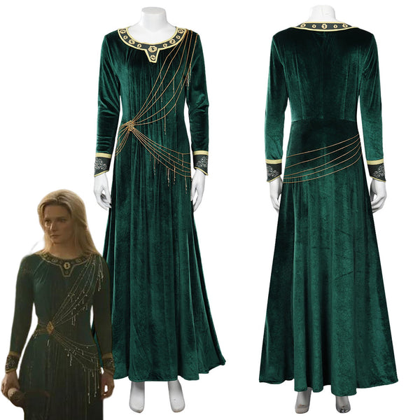 The Lord of the Rings: The Rings of Power Season 1 Galadriel Cosplay Costume Dress Outfits Halloween Carnival Party Disguise Suit