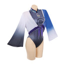 Genshin Impact Scaramouche Cosplay Coatume Jumpsuit Cloak Swimwears  Halloween Carnival Suit