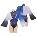Genshin Impact Scaramouche Cosplay Coatume Jumpsuit Cloak Swimwears  Halloween Carnival Suit