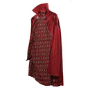 DS Men Red Cosplay Costume Cloak Outfits