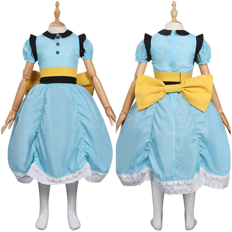 Game Tandem: A Tale of Shadows Kids Children Cosplay Costume Dress Out