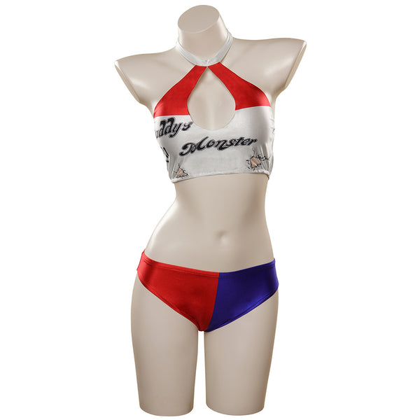 League of Legends LoL Jinx Original Designers Top and Shorts Swimming Suit  - Cossky®
