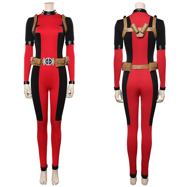 Lady Deadpool Wanda Wilson Cosplay Costume Outfits Halloween Carnival Suit