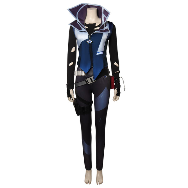 Valorant Fade Cosplay Costume Outfits Halloween Carnival Suit