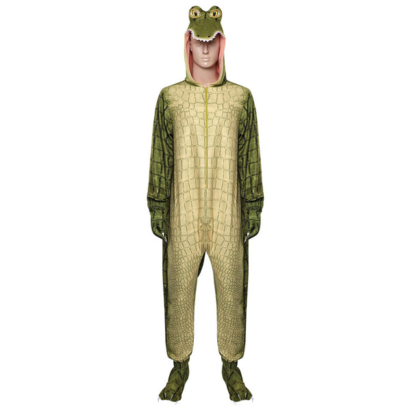 Lyle Crocodile Cosplay Costume Jumpsuit Sleepwear Pajamas Outfits