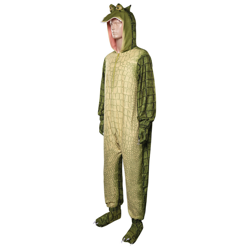 Lyle Crocodile Cosplay Costume Jumpsuit Sleepwear Pajamas Outfits