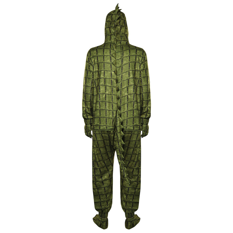 Lyle Crocodile Cosplay Costume Jumpsuit Sleepwear Pajamas Outfits