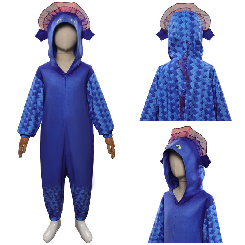 Kids Children Luca-Alberto Scorfano Cosplay Costume Jumpsuit Outfits Halloween Carnival Party Suit