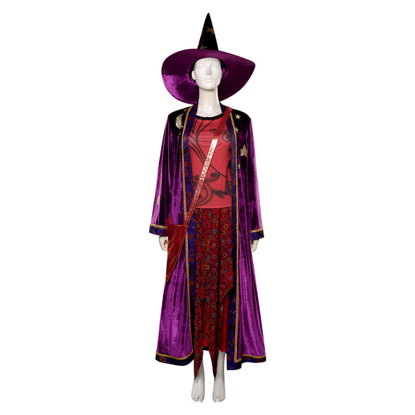 Halloweentown Marnie Piper Cosplay Costume Dress Hat Bag Outfits Halloween Carnival Suit