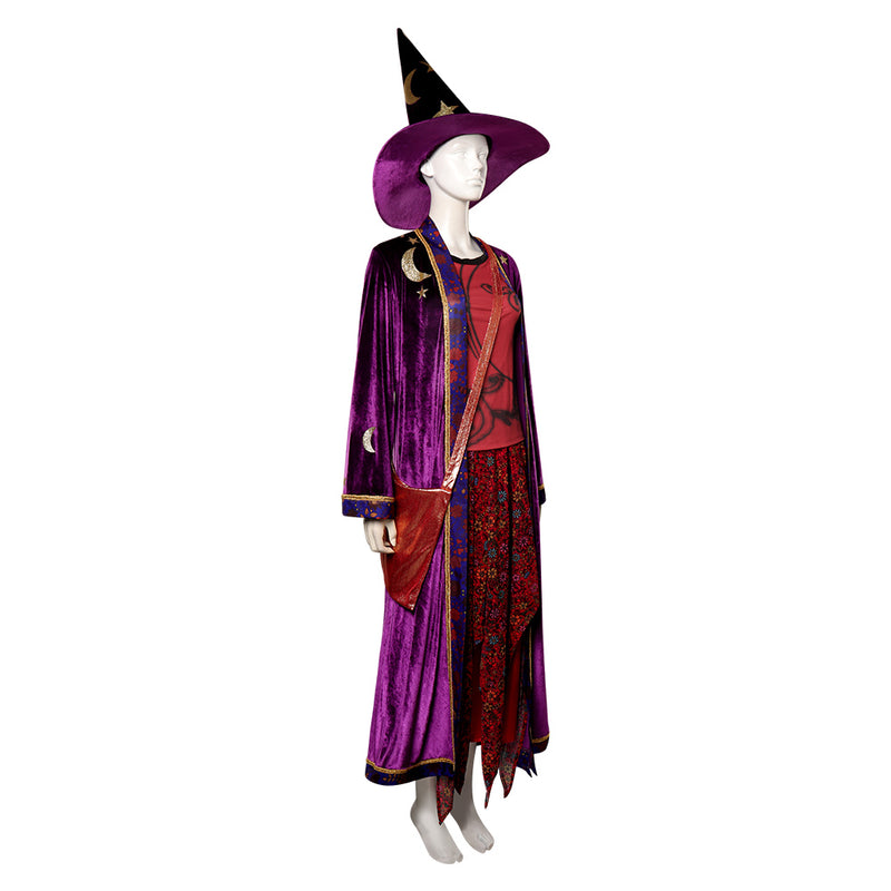 Halloweentown Marnie Piper Cosplay Costume Dress Hat Bag Outfits Halloween Carnival Suit