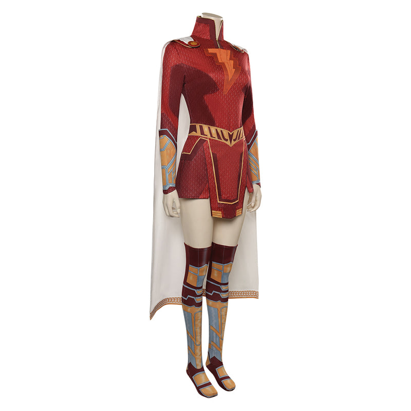 Shazam! Fury of the Gods- Mary Marvel Cosplay Costume Halloween Carnival Disguise Suit