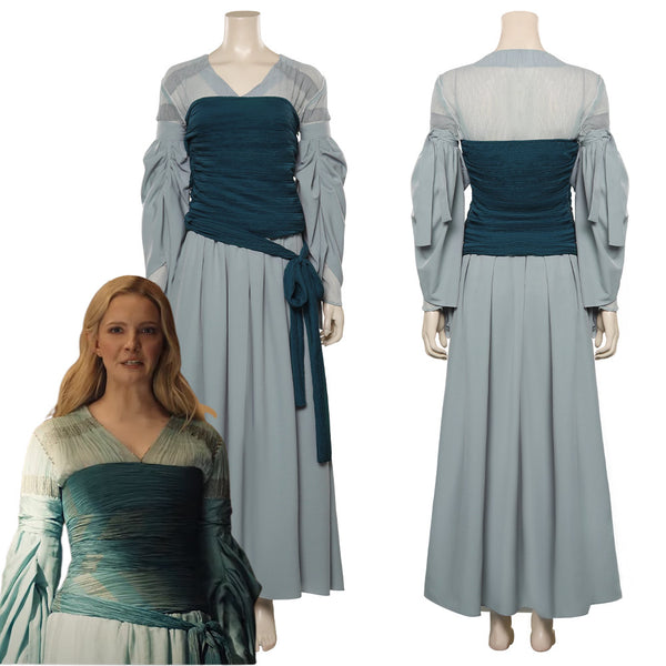 The Lord of the Rings: The Rings of Power Season 1 Galadriel Cosplay Costume Dress Outfits Halloween Carnival Suit