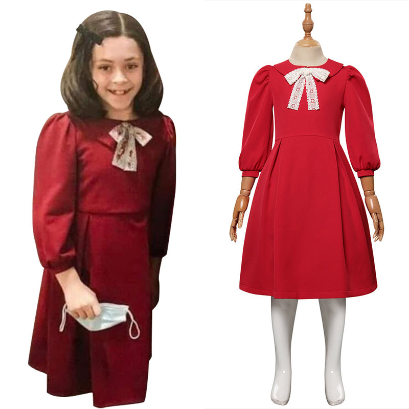 Kids Girls Orphan: First Kill Esther Albright Cosplay Costume Outfits Halloween Carnival Suit