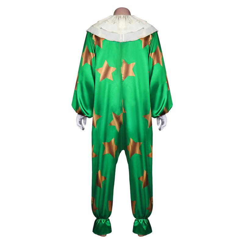 Adult Killer Klowns From Outer Space Spikey Cosplay Costume Jumpsuit Halloween Carnival Suit