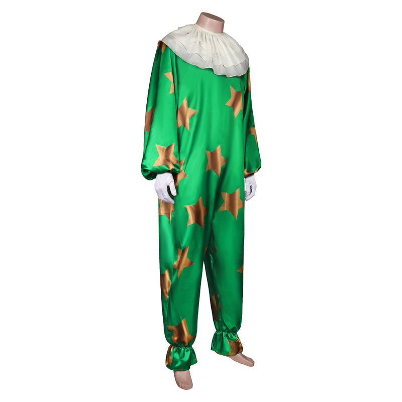 Adult Killer Klowns From Outer Space Spikey Cosplay Costume Jumpsuit Halloween Carnival Suit