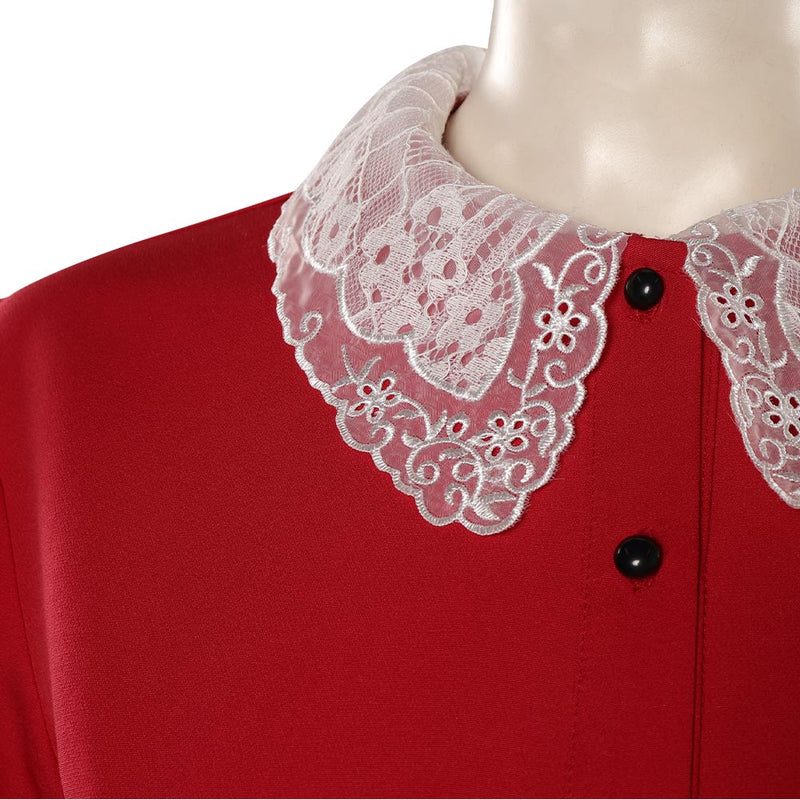 Chilling Adventures of Sabrina Season4-Sabrina Spellman Cosplay Costume Red Dress Outfits Chilling Adventures of Sabrina Season4-Sabrina Spellman Cosplay Costume Red Dress Outfits