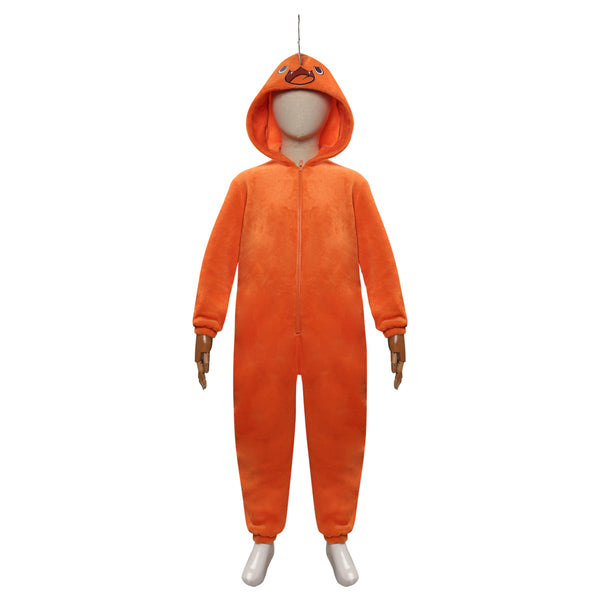 Kids Pochita Cosplay Costume Jumpsuit Pajamas Sleepwear Halloween Carnival Suit