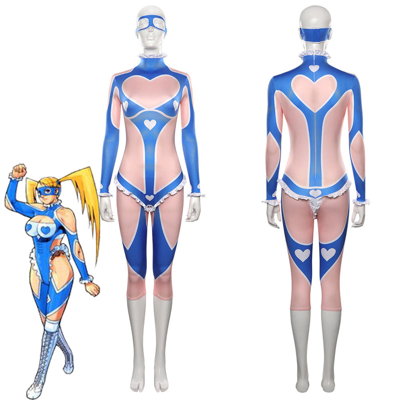 Street Fighter-Nanakawa Mika Cosplay Costume Jumpsuit Outfits Halloween Carnival Party Suit