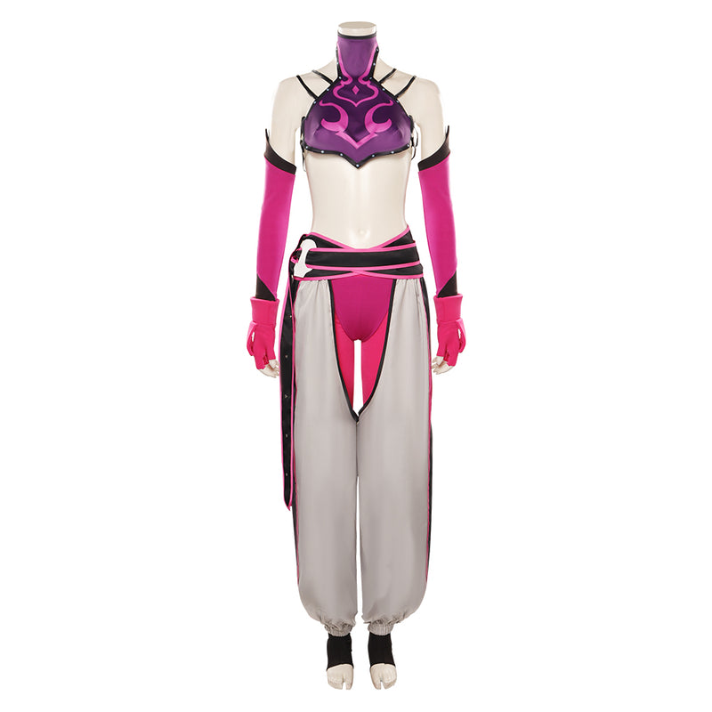 Street Fighte-Julie Cosplay Costume Outfits Halloween Carnival Party Disguise Suit