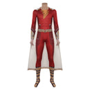Shazam! Fury of the Gods-Shazam Cosplay Costume Jumpsuit Halloween Carnival Disguise Suit
