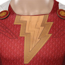 Shazam! Fury of the Gods-Shazam Cosplay Costume Jumpsuit Halloween Carnival Disguise Suit