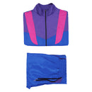 Adult 80s 90s Hippie Disco Cosplay Costume Outfits Sportwear Retro Halloween Carnival Suit