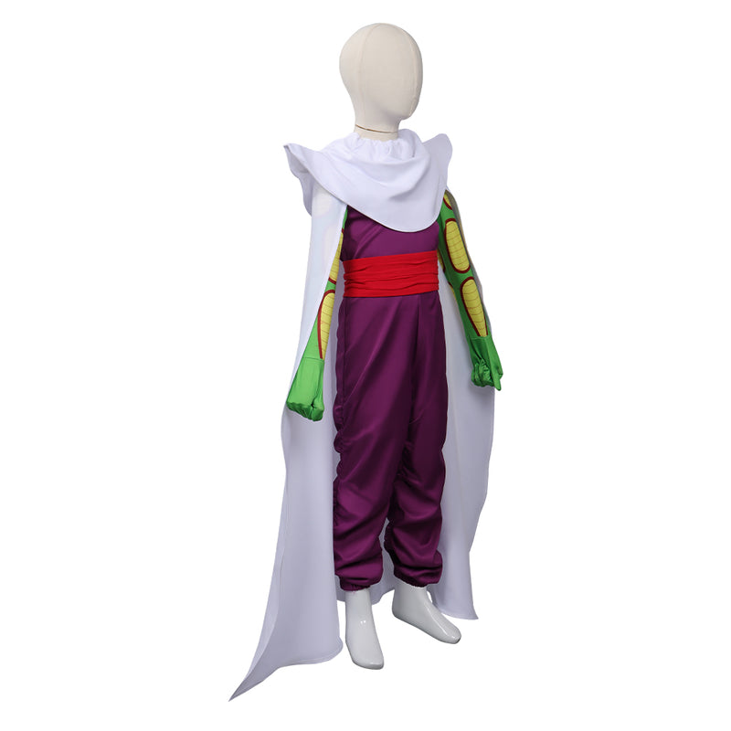 Kids Children Dragon Ball Super Piccolo Daimao Cosplay Costumes Jumpsuit Cloak Outfits