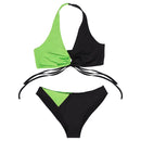 Kim Possible Shego Swimsuit Cosplay Costume Two-Piece Swimwear Outfits