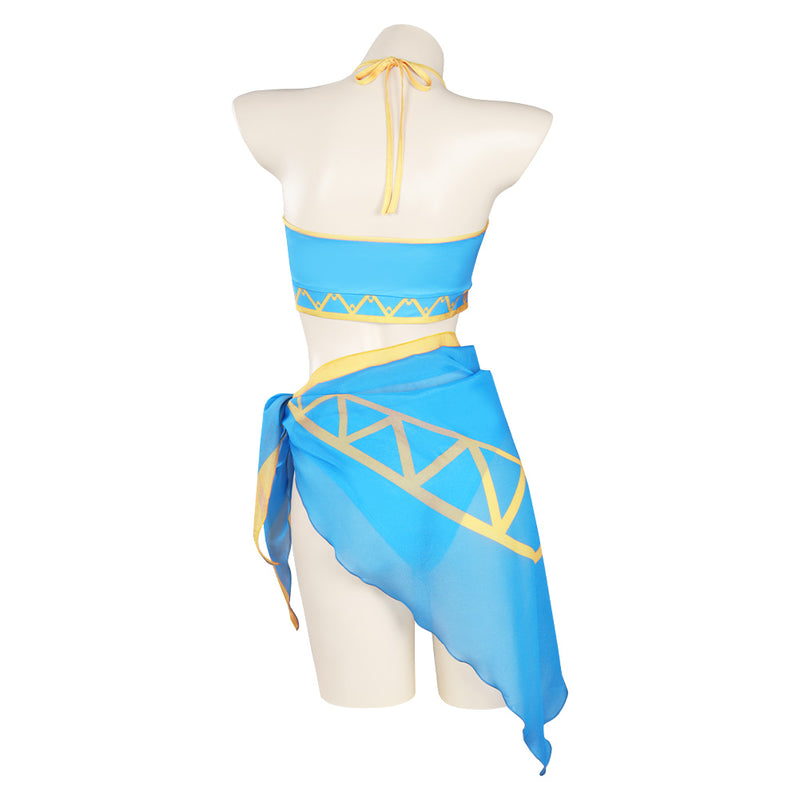 Breath of the wild：Princess Zelda - Three-Piece Sexy Swimsuit Cosplay Costume