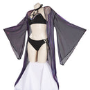 LoL TheWidow Maker Evelynn Sexy Swimsuit Cosplay Costume Swimwear Cloak Outfits