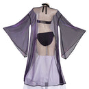 LoL TheWidow Maker Evelynn Sexy Swimsuit Cosplay Costume Swimwear Cloak Outfits