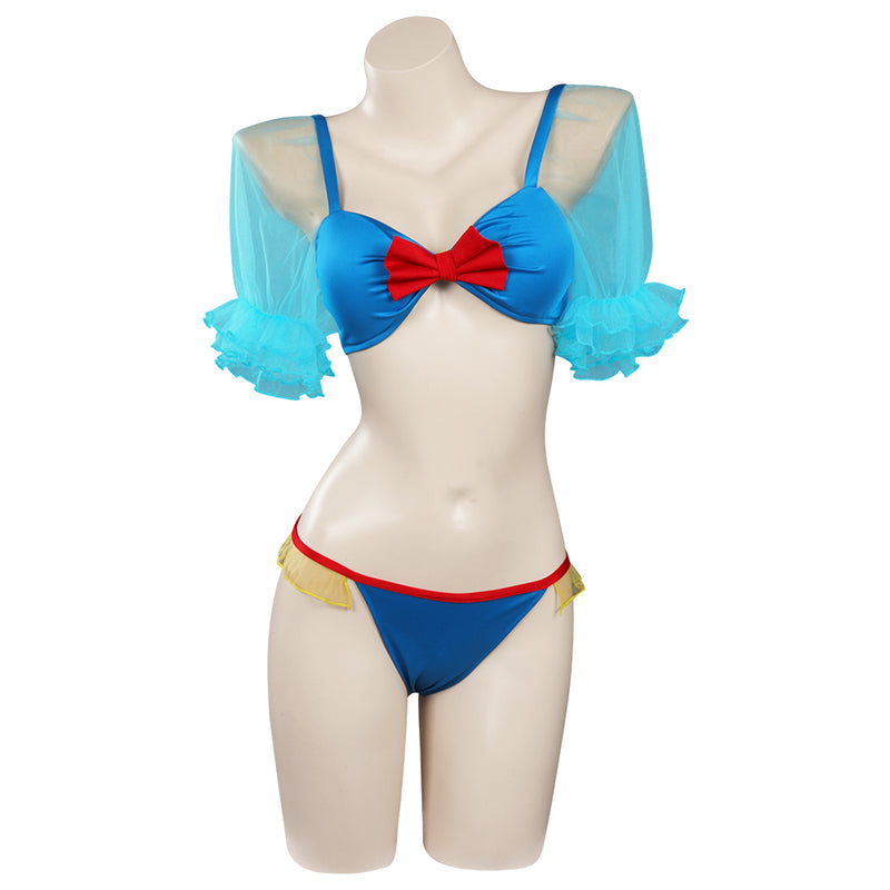 Cosplay Costume Three-Piece Swimwear Outfits Halloween Carnival Suit