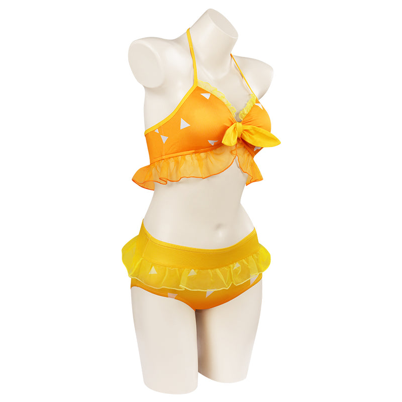 Anime Swimsuit Cosplay Costume  Two-Piece Bikini Swimwear Outfits