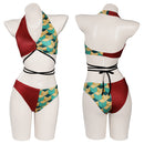 Tomioka Giyuu Swimsuit Cosplay Costume Two-Piece Swimwear
