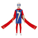 Kids Children 2022 Kamala Khan Cosplay Costume Outfits Halloween Carnival Suit