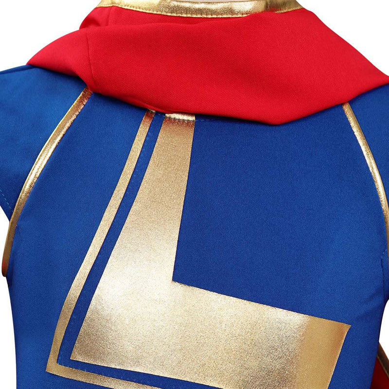 Kids Children 2022 Kamala Khan Cosplay Costume Outfits Halloween Carnival Suit