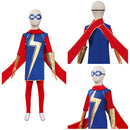 Kids Children 2022 Kamala Khan Cosplay Costume Outfits Halloween Carnival Suit