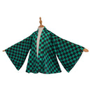 Children Kids  Kamado Tanjiro Cosplay Cloak Cape Kimono Coat