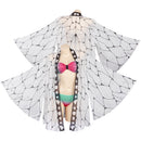 Kochou Shinobu Three-Piece Cloak  Swimsuit Cosplay Costume