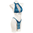 Mortal Kombat Kitana Sexy Bikini Swimsuit Cosplay Costume