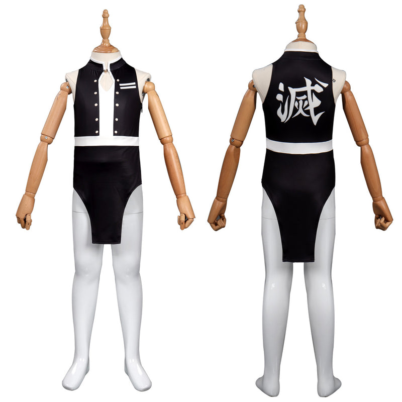Kids Girls  Uzui Tengen Swimsuit Cosplay Costume Jumpsuit Swimwear Outfits