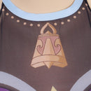 Genshin Impact Ganyu Swimsuit Cosplay Costume Women Bikini Top Shorts Outfits Halloween Carnival Suits