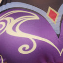 Genshin Impact Ganyu Swimsuit Cosplay Costume Women Bikini Top Shorts Outfits Halloween Carnival Suits