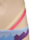 Genshin Impact Ganyu Swimsuit Cosplay Costume Women Bikini Top Shorts Outfits Halloween Carnival Suits