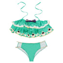 Genshin Impact Venti Cosplay Costume Bikini Top Shorts Swimsuit Outfits